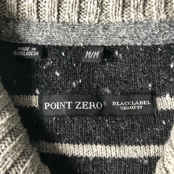 Point Zero Shawl Collar Sweater - Picture 2 of 4
